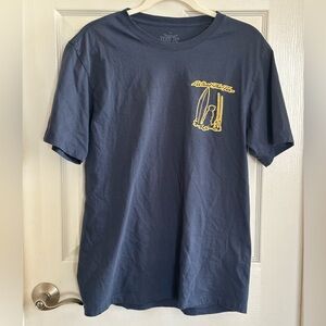 Dark Blue Surf Graphic Tee